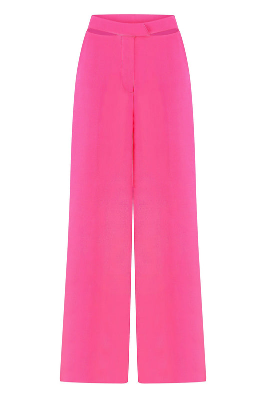 Wide leg trousers