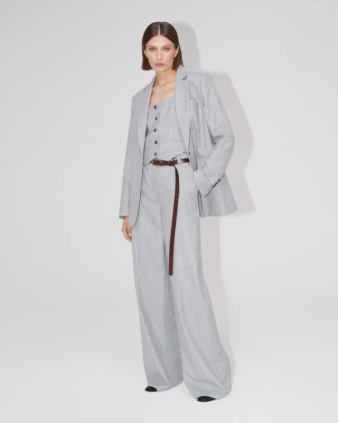 Wide trousers Virginia Grey