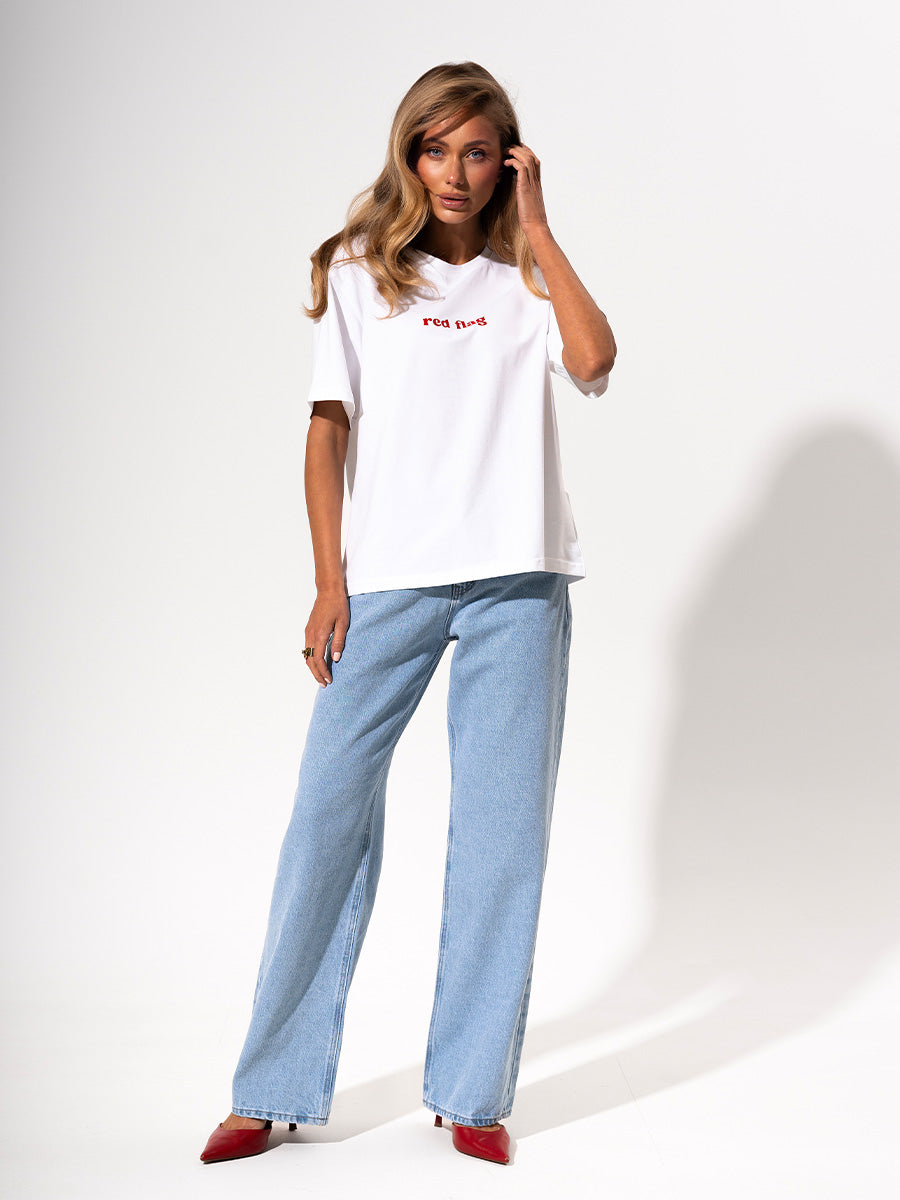 Blue palazzo jeans HEY GIRL